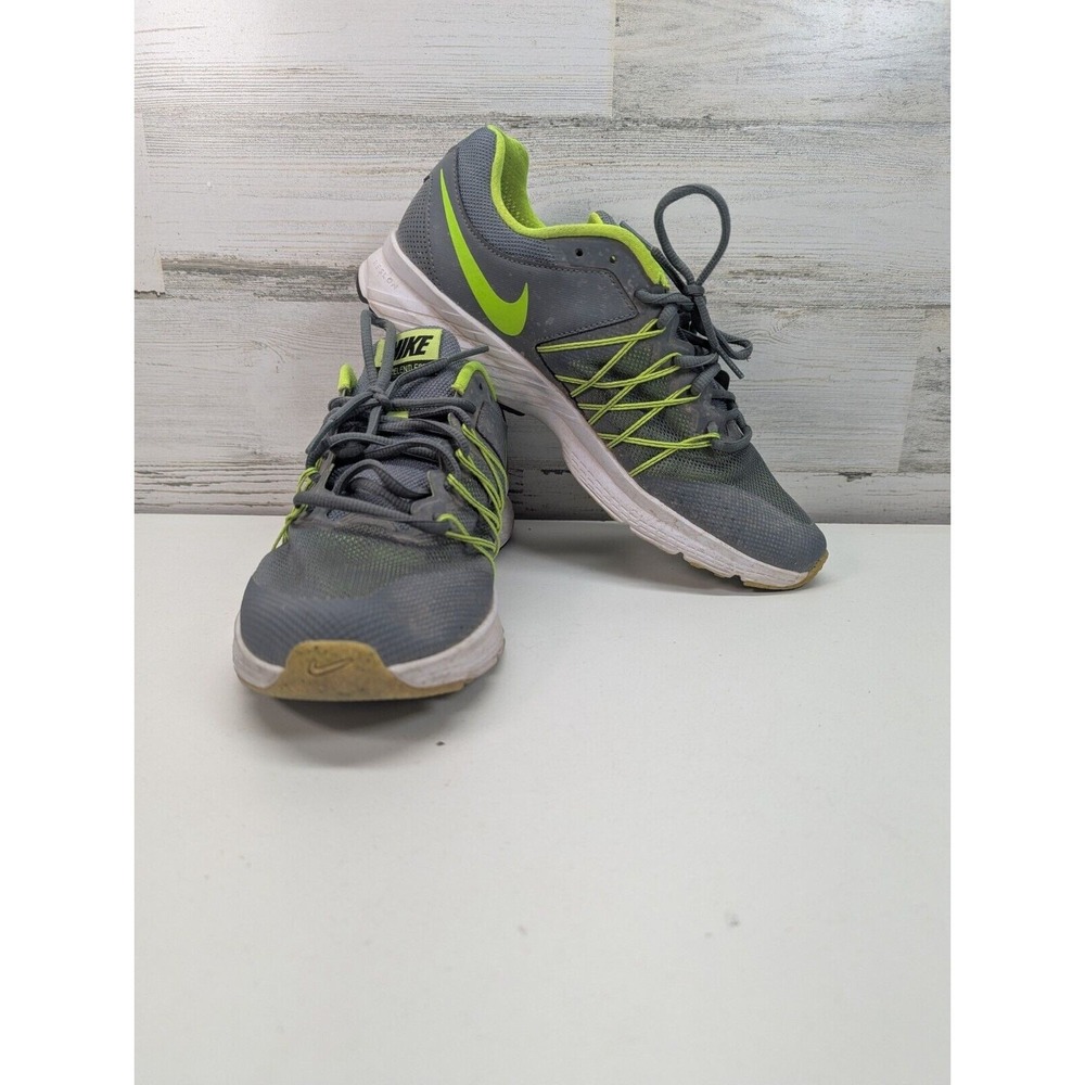 Nike Air Relentless 6 Mens Running Shoes Grey Volt Lime 843836-003 Size 9.5